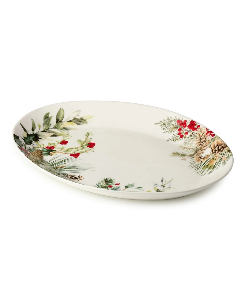 Certified International Woodland 12" Oval Platter