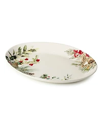 Certified International Woodland 12" Oval Platter
