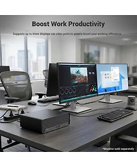 Hp ProDesk 400 Business Sff Desktop, Intel Core i7-14700, Intel Uhd Graphics, 16GB DDR5, 2TB Ssd, Wi-Fi 5, Win11 Pro, Black