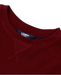 Lands' End Boys Long Sleeve Waffle Thermal Shirt