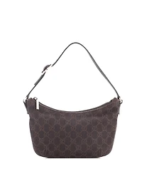 Pre-Owned Gucci Small Vintage Pochette Shoulder Bag Gg Canvas