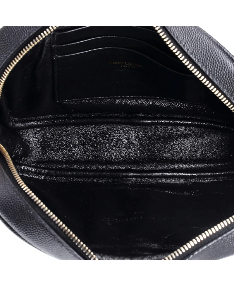 Pre-Owned Saint Laurent Mini Lou Camera Bag Matelasse Chevron Leather