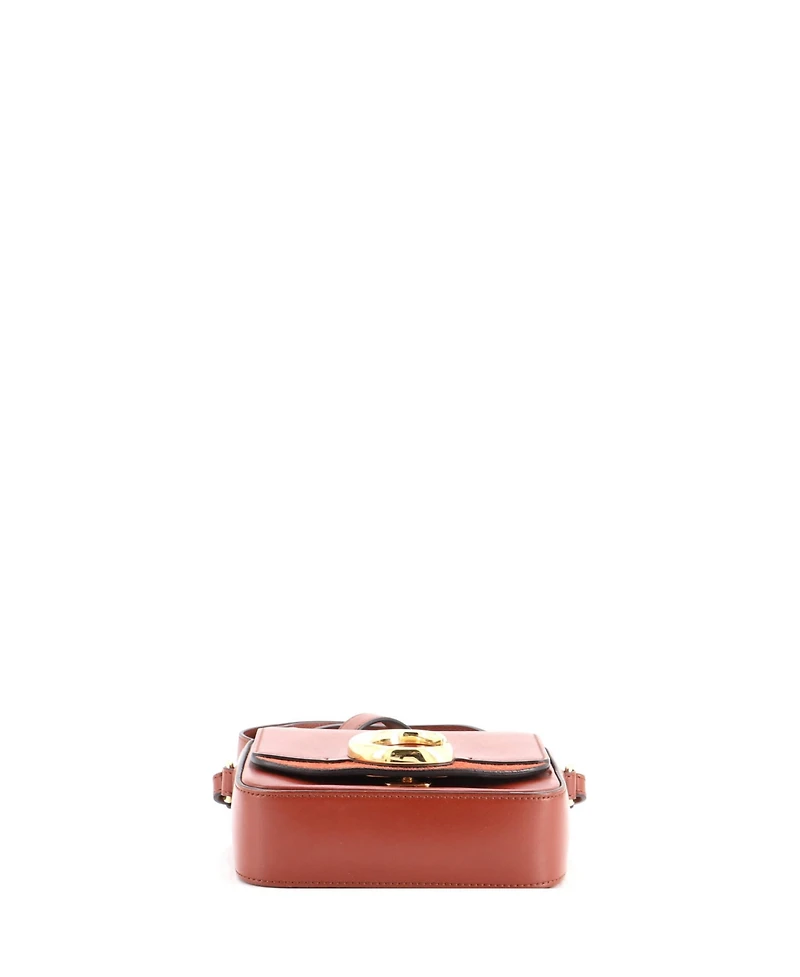 Pre-Owned Chloe Mini C Flap Bag Leather
