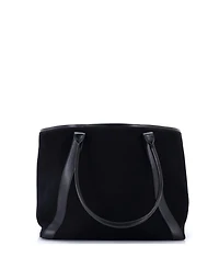 Pre-Owned Saint Laurent Large Rive Gauche Open Tote Embroidered Canvas