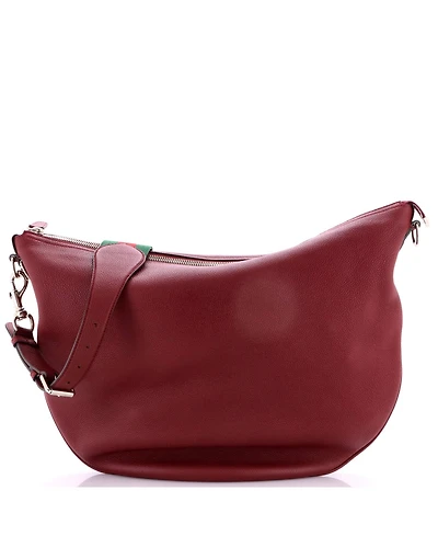Pre-Owned Gucci Medium B Shoulder Bag Leather