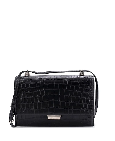 Pre-Owned Saint Laurent Small Babylone Crossbody Bag Embossed Leather