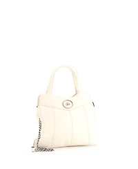 Pre-Owned Gucci Small Petite Gg Tote Quilted Leather