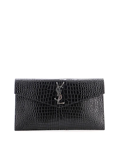 Pre-Owned Saint Laurent Uptown Pouch Embossed Leather