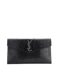 Pre-Owned Saint Laurent Uptown Pouch Embossed Leather