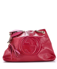 Pre-Owned Gucci Medium Soho Chain Strap Shoulder Bag Patent