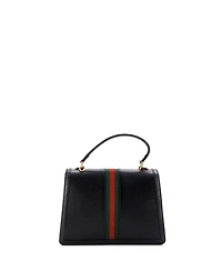 Pre-Owned Gucci Small Ophidia Flap Top Handle Bag Leather