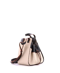 Pre-Owned Loewe Small Hammock Bag Leather and Canvas