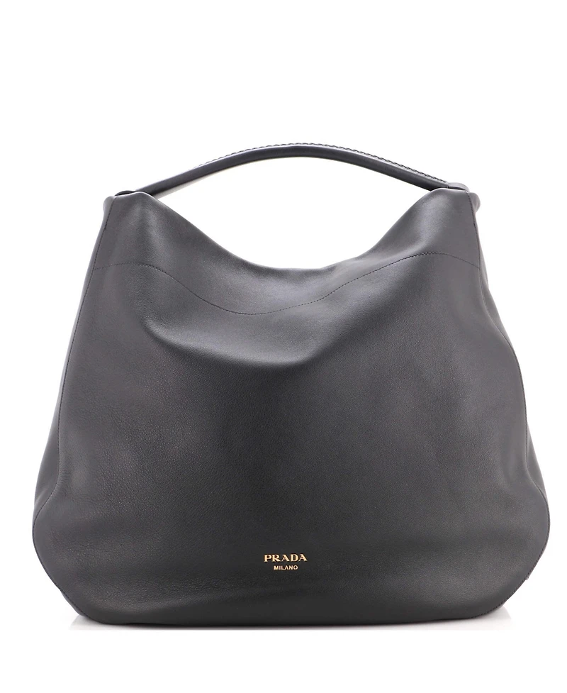 Pre-Owned Prada Large Slouch Hobo Leather