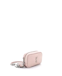 Pre-Owned Saint Laurent Mini Lou Camera Bag Matelasse Chevron Leather