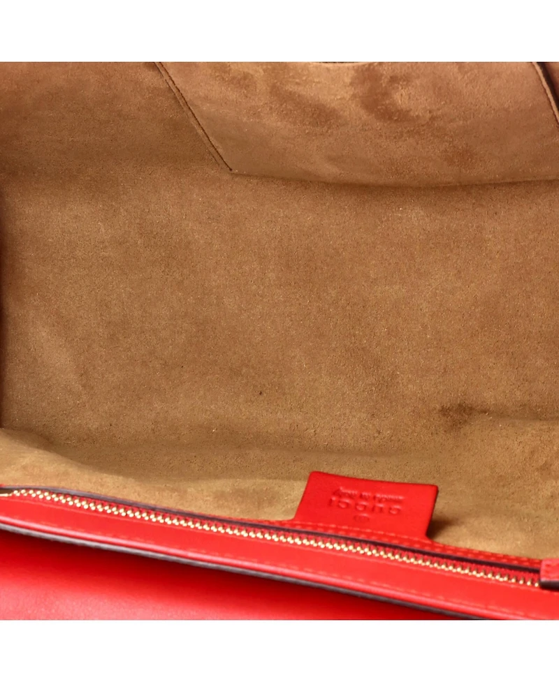 Pre-Owned Gucci Medium Padlock Shoulder Bag Gg Coated Canvas and Leather