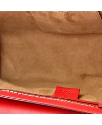 Pre-Owned Gucci Medium Padlock Shoulder Bag Gg Coated Canvas and Leather