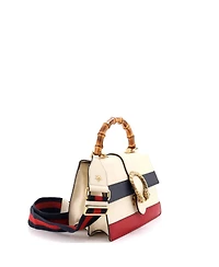 Pre-Owned Gucci Medium Dionysus Bamboo Top Handle Bag Colorblock Leather
