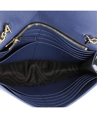 Pre-Owned Gucci Interlocking Wallet on Chain Leather