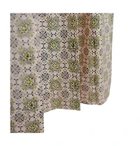 Fabdivine Chakravyu Handcarfted Block Print Boho Linen Curtain