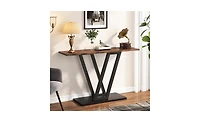 Slickblue Industrial Console Table for Entryway or Hallway