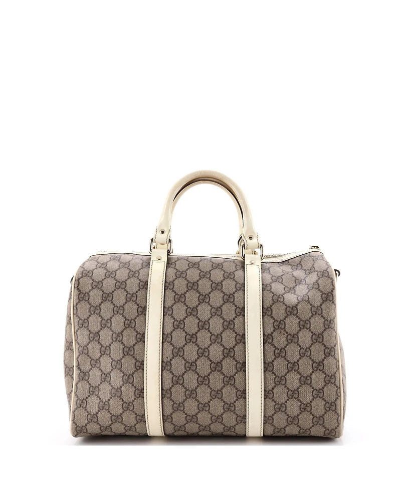 Pre-Owned Gucci Medium Joy Boston Bag Gg Coated Canvas