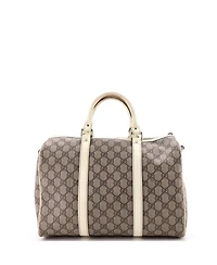 Pre-Owned Gucci Medium Joy Boston Bag Gg Coated Canvas