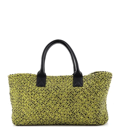Pre-Owned Bottega Veneta Medium Cabat Tote Intrecciato Leather