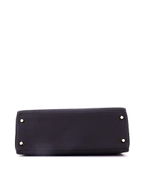 Pre-Owned Hermes Kelly 32 Handbag Black Togo with Gold Hardware