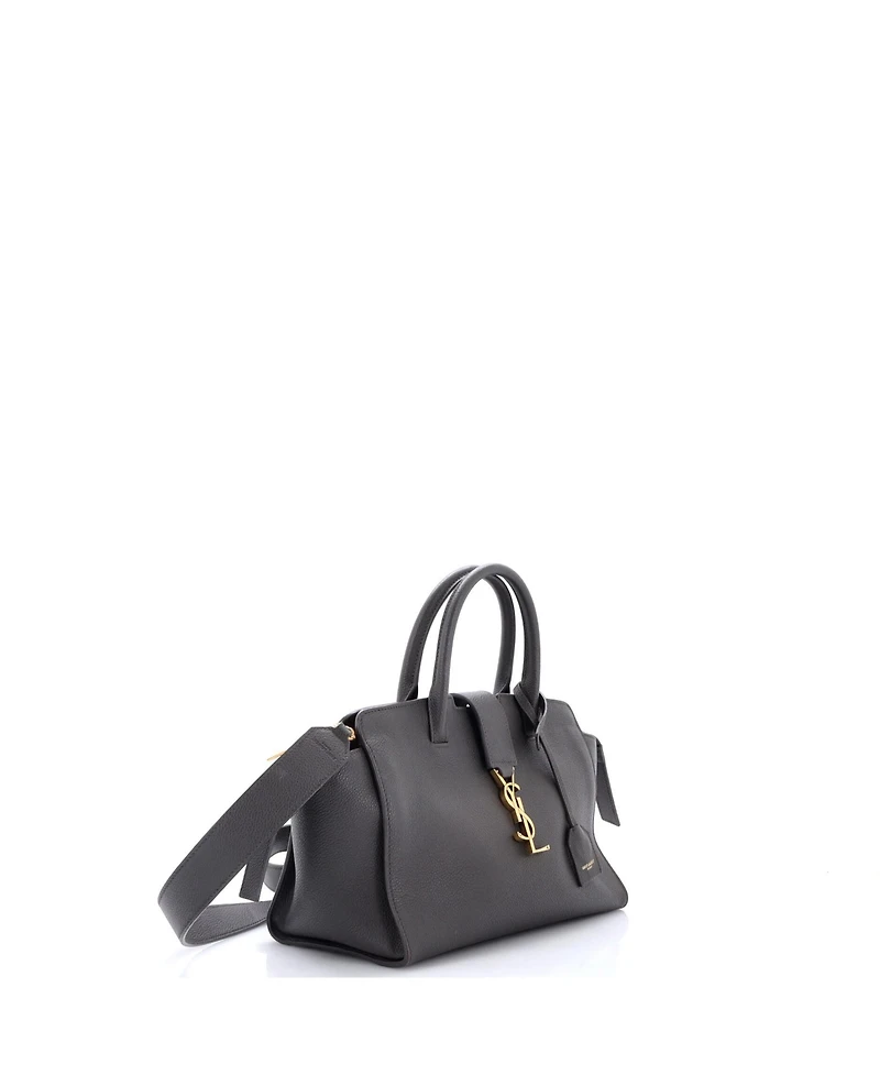 Pre-Owned Saint Laurent Baby Monogram Cabas Downtown Leather