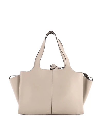 Pre-Owned Celine Medium Tri-Fold Shoulder Bag Smooth Calfskin