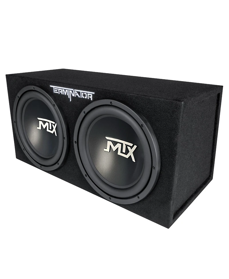 Mtx TNE212D 12-Inch 1200-Watt Car Audio Dual Loaded Subwoofer Box Enclosure