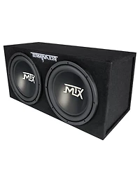Mtx TNE212D 12-Inch 1200-Watt Car Audio Dual Loaded Subwoofer Box Enclosure