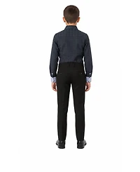 Elie Balleh Toddler Navy Button-Down Slim Fit Shirt