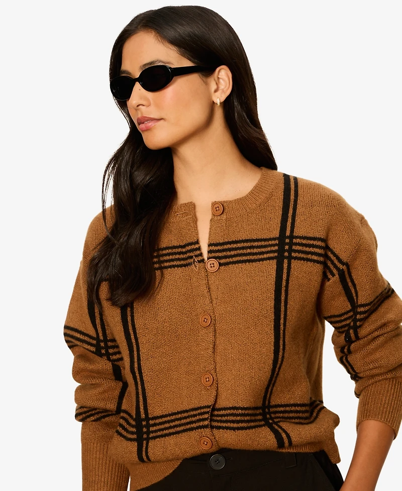 Sanctuary Women's Semi-Cropped Crewneck Sweater