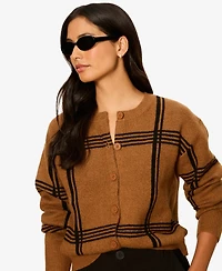 Sanctuary Women's Semi-Cropped Crewneck Sweater