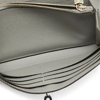 Pre-Owned Hermes Gris Mouette Epsom Leather Kelly Classic Wallet