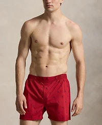 Polo Ralph Lauren Men's Classic-Fit Woven Boxer, 3-Pack