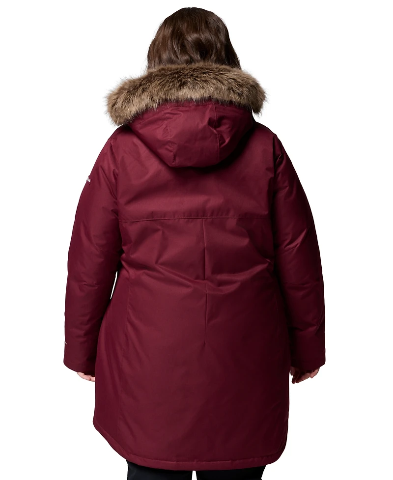 Columbia Plus Suttle Mountain Long Insulated Sherpa-Lined Jacket