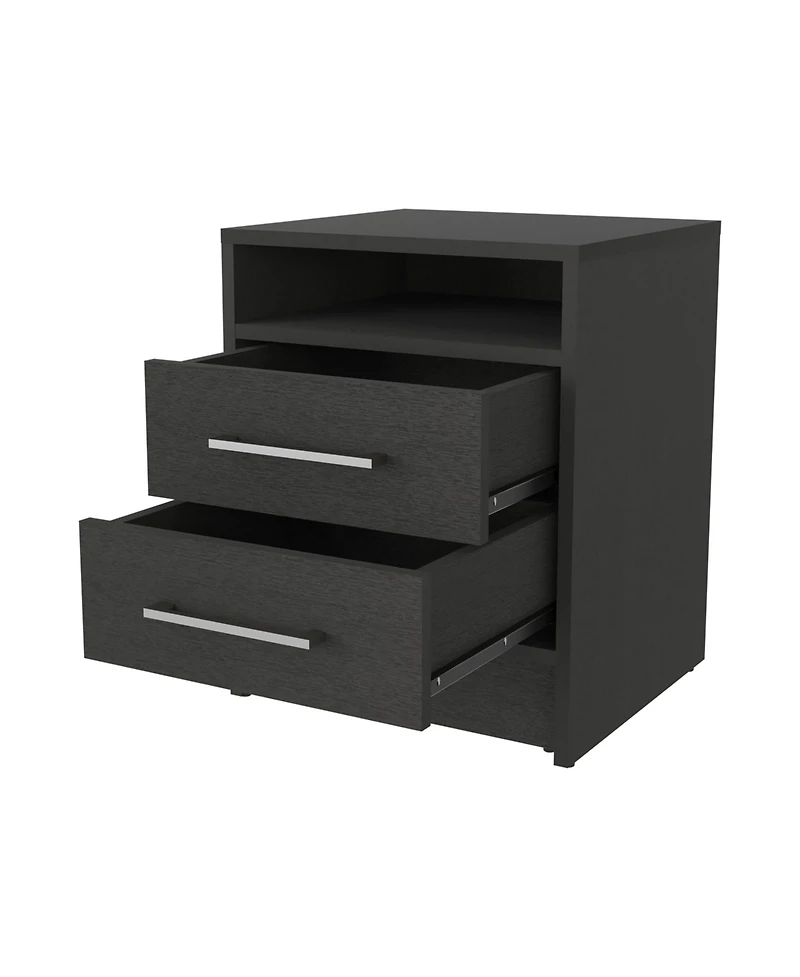 Fm Furniture Eastover Nightstand 2.0 in melamine with two drawers