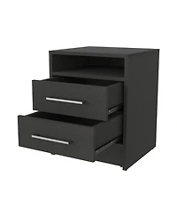 Fm Furniture Eastover Nightstand 2.0 in melamine with two drawers