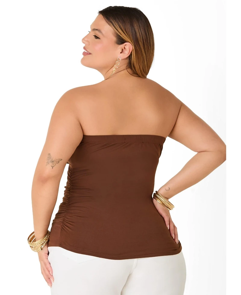 Ashley Stewart Plus Starfish Cutout Tube Top