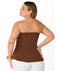 Ashley Stewart Plus Starfish Cutout Tube Top