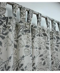 Fabdivine Handcrafted Akashganga Block Print Linen Curtains