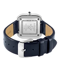 GV2 Women's Bellagio Swiss Quartz Italian Leather Strap Diamond Watch