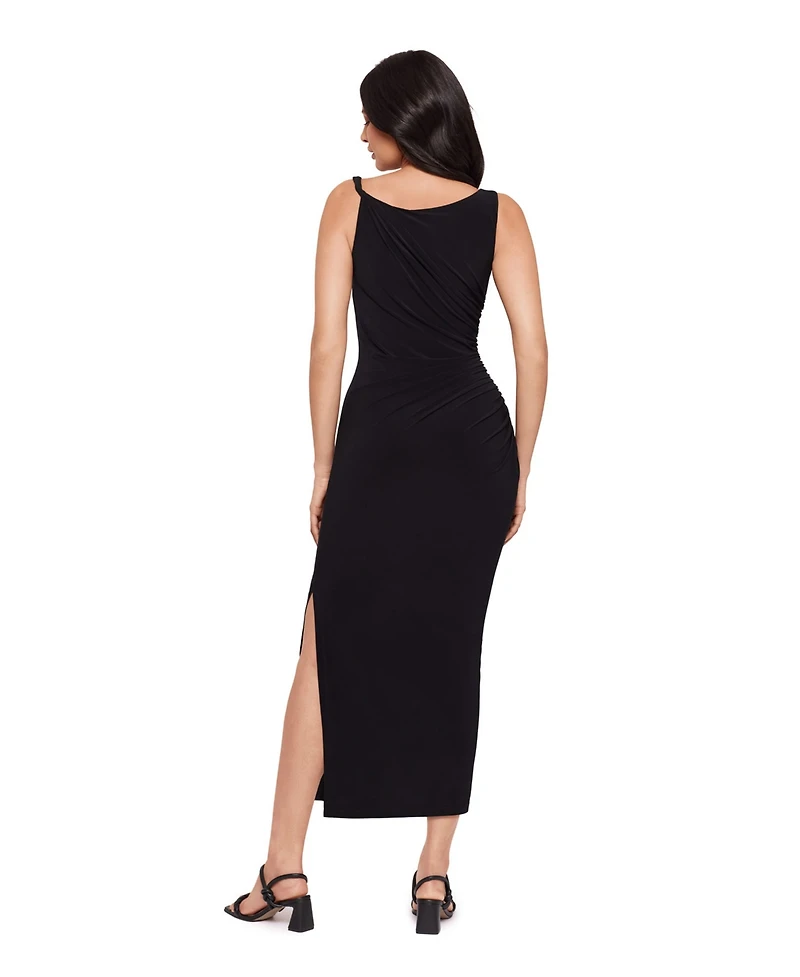 Body by Miraclesuit Women's V-Neck Ruched Shaping Maxi Dress