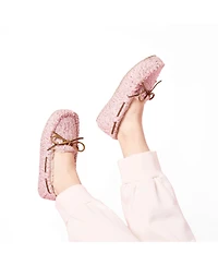Minnetonka Women's Comfy Moc Sparkle Knit Slippers