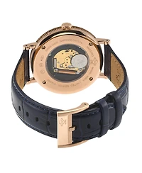 GV2 by Gevril Men's Swiss Made Maestro Swiss Quartz Italian Leather Strap Watch