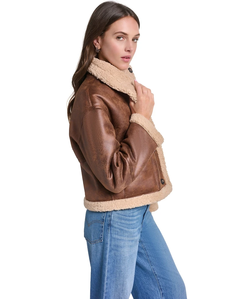 Levi's Women's Reversible Faux Shearling Jacket
