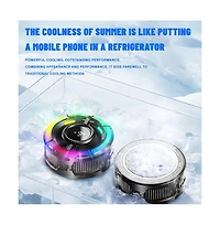 Artudatech 15W MagSafe Ai Mode Phone Cooler, Compatible with Various Mobile Phones