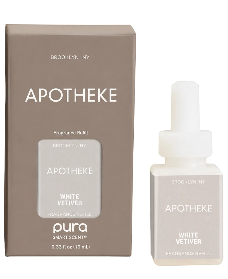 Apotheke Pura White Vetiver Smart Fragrance Diffuser Refill, 0.33 oz.